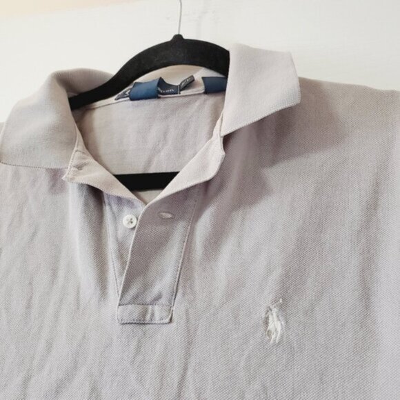 Polo Ralph Lauren Gray Polo Shirt S - Picture 3 of 6